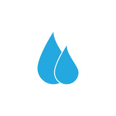 water drop logo vector illustration design