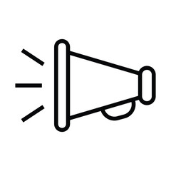 Marketing megaphone ads vector icon