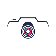 Photography Icon, Logo design vector inspiration with white background.