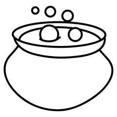 poison liquid in a pot barrel