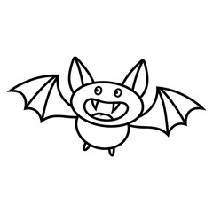 bat halloween cartoon