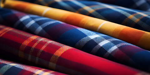 colorful fabrics for sale at market, classic colorful check yarn dyed woven polyester cotton fabric