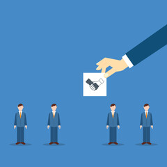 Business teamwork, partnership, agreement, cooperation and contract concept.