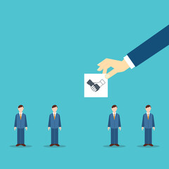 Business teamwork, partnership, agreement, cooperation and contract concept.