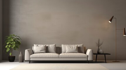 
Wall Art in living room, Wall art mockup, Minimalist clean sofa, with a background on the wall with randon rgb volumetric design, 8k, qhd, sofa interior design,