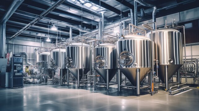 beer brewery fermentation room factory