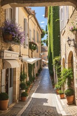 "Provence's Timeless Charm: A Mesmerizing Masterpiece of Old Town Beauty"