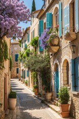 "Provence's Timeless Charm: A Mesmerizing Masterpiece of Old Town Beauty"