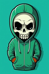 cute death sweatshirt skull skeleton