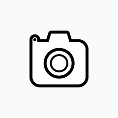 Camera Icon. Photography , Photographer Symbol for Design, Presentation, Website or Apps Elements - Vector.       