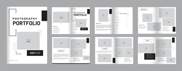 Photography Portfolio Template, Minimal and Creative multipurpose Portfolio Template