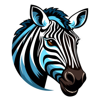 mascot logo animal zebra