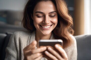 woman with mobile phone