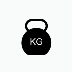 Weight Measurement Icon. Heaviness Symbol - Vector.    symbol