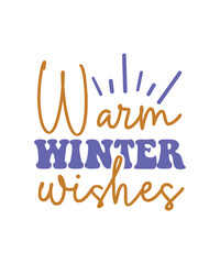 warm winter wishes svg