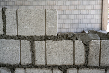 material lightweight brick, lightweight brick block for brick wall in building construction.