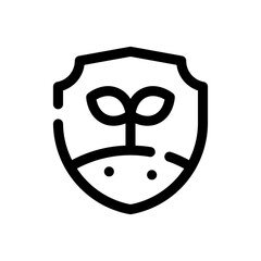 environment line icon