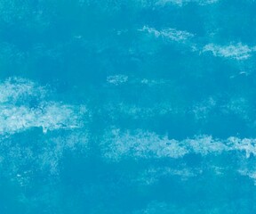 bright blue background in a picturesque style.