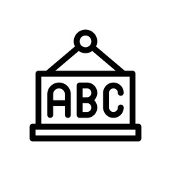 abc line icon