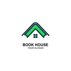 book house logo design