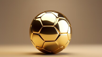 golden soccer ball