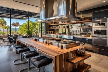 Villa With A Gourmet Kitchen, Generative AI