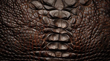 Foto auf Alu-Dibond A crocodile skin texture background © Lubos Chlubny