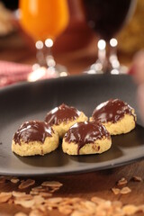 dinner plate on the table