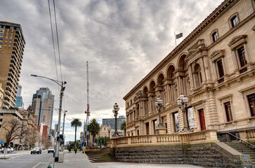 Melbourne landmarks, Australia, HDR Image