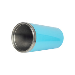 thermos mug metal thermos isolated from background