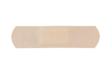 Medical plaster, isolated from the background