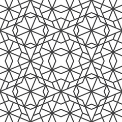 Seamless islamic pattern. Vector Girih pattern. Background vector illustration. Seamless girih pattern. Traditional Islamic Design. Mosque decoration element. Seamless geometric pattern.
