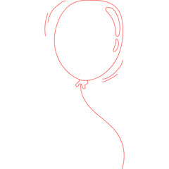 Cute Balloon Doodle