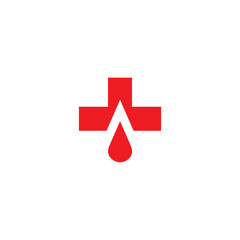 blood donation logo. blood and medical logo