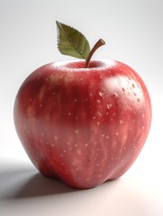 realistic 3d fruits apple