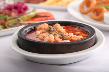 dinner plate on the table