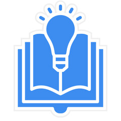 Vector Design Knowledge Icon Style