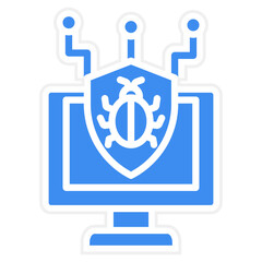 Vector Design Cyber Attack Icon Style