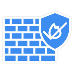 Vector Design Firewall Icon Style