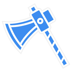Vector Design Wood Axe Icon Style