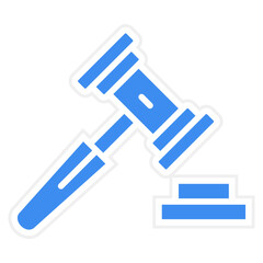 Vector Design Law Icon Style