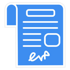 Vector Design Agreement Icon Style