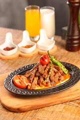 dinner plate on the table