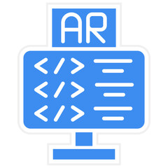 Vector Design Coding Icon Style