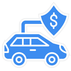 Vector Design Car Insurance Icon Style