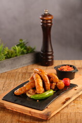 dinner plate on the table