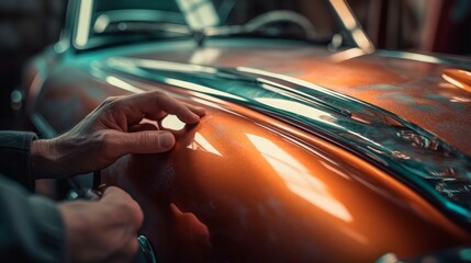 Symphonic Transitions: Melodies of the Night Unveiled by a Soothing Hand, generative AI