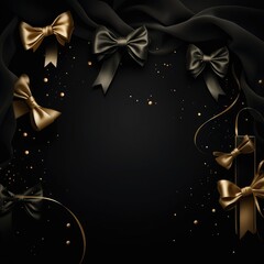 elegant dark background of black friday