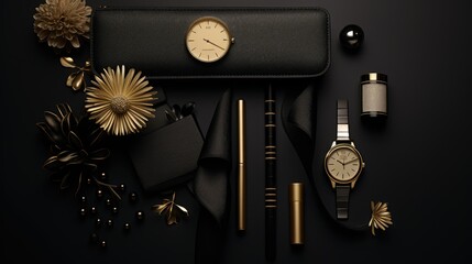 elegant dark background of black friday