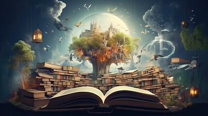 Online course platform, where you can immerse yourself in a wide range of topics, from art and science to business and beyond, all from the comfort of your own home. Generated by AI.